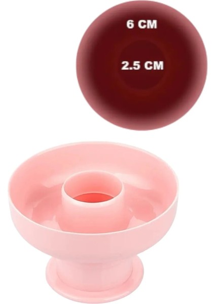 Pratik Donut Hamur Kesici ve Şekillendirici - Donat/çörek/pişi Kalıbı ( 1 Adet )