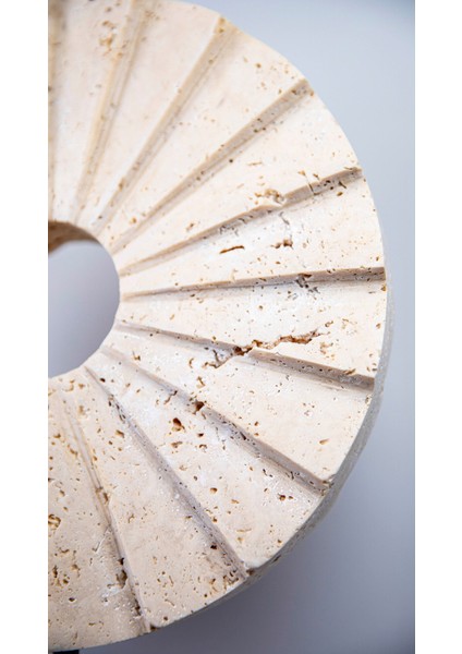 Traverten Pervane Dekor Büyük, Mermer Ayaklı Mermer Dekoratif Obje Biblo Süs Eşyası modelleri