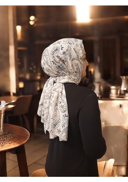 Ithal Krep Şal Desen, Turkuaz/yeşil Şal fiyatları