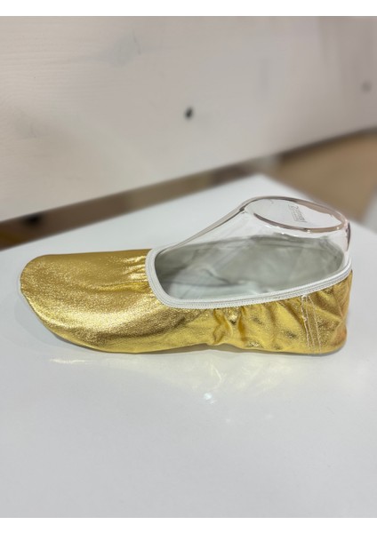 Pisi Pisi Bale Dans Gösteri Ayakkabısı Gold-Gümüş
