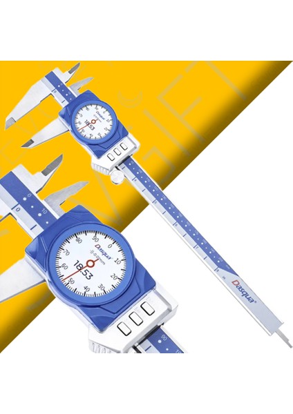 Dasqua 3004-0005 Dijital Göstergeli IP67 Saatli Kumpas | 0-150 mm