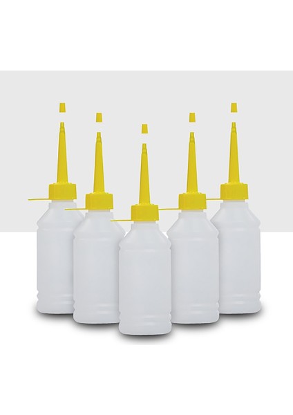 250 ml Hdpe Plastik Damlalık Kapaklı Sıkma Şişe | Kimyasala Dayanıklı Yağdanlık (150 Adet)