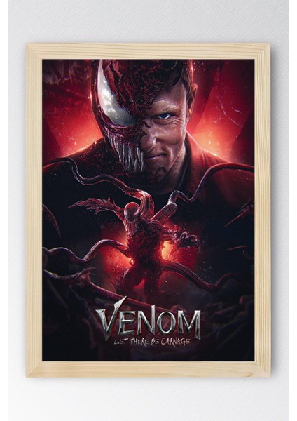 Venom Çerçeveli Tablo - Marvel Film Posteri Tablo