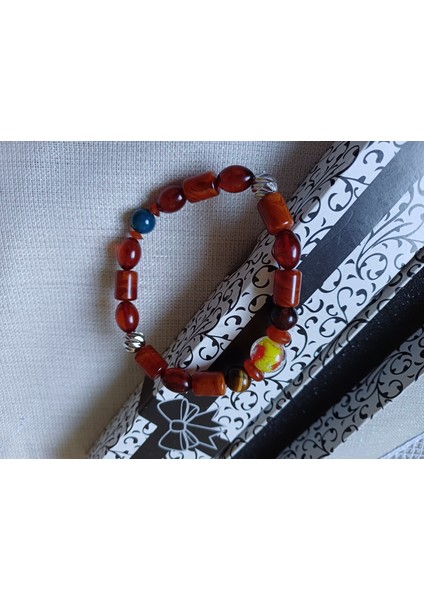 Doğal Taş Kehribar Bileklik Taraftar Figürlü fırsatları