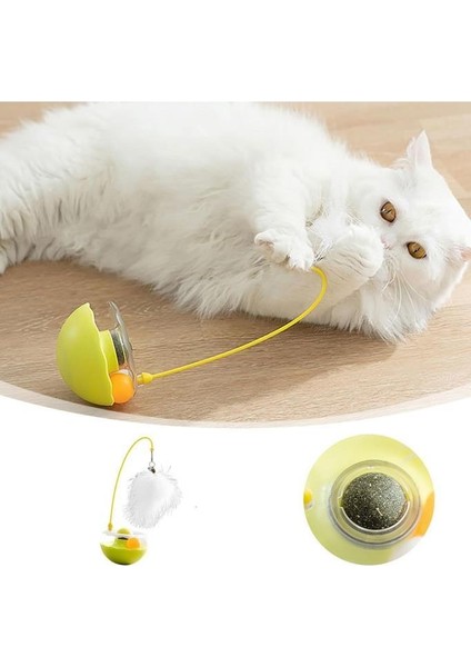 Kedi Otlu Hacı Yatmaz Kedi Oyuncağı Hareketli Devrilmez Peluş Tüylü Zilli Kedi Oyun Topu Oyuncak modelleri