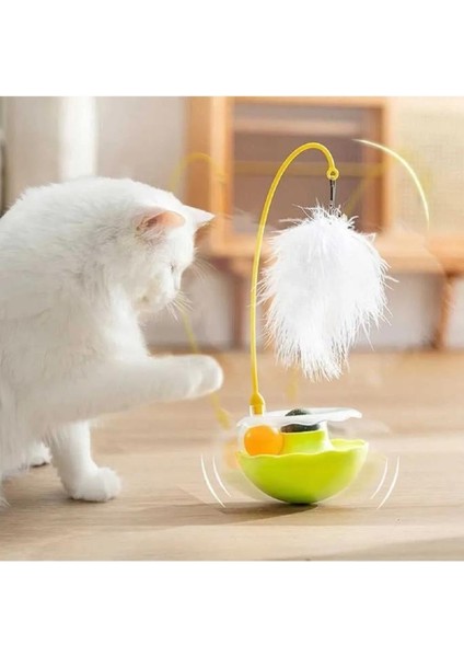 Kedi Otlu Hacı Yatmaz Kedi Oyuncağı Hareketli Devrilmez Peluş Tüylü Zilli Kedi Oyun Topu Oyuncak indirimleri