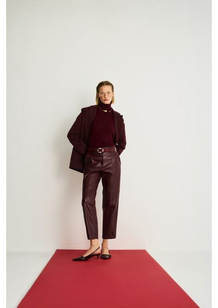Pıenza Bordo Blazer Kadın Ceket fırsatları