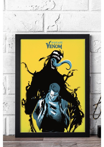 Venom Çerçeveli Tablo - Marvel Film Posteri Tablo
