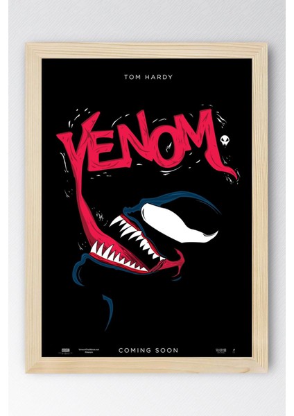 Venom Çerçeveli Tablo - Marvel Film Posteri Tablo