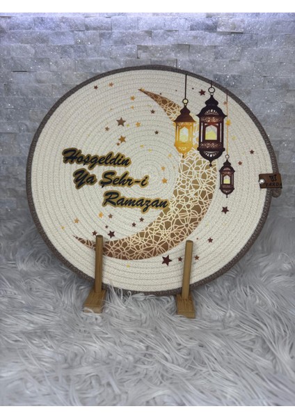 Ramazan Temalı Baskılı Supla Takımı Sofra Sunum Amerikan Servis 6 Adet 33 cm x 33 cm fırsatları