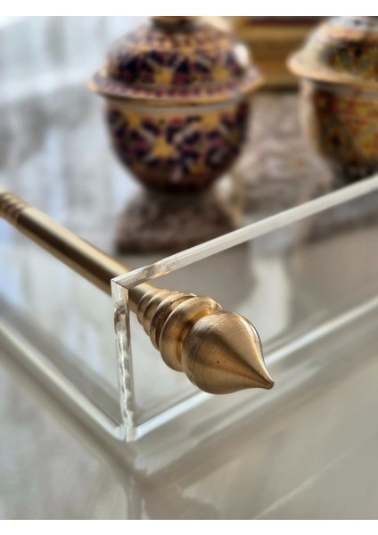 Agbtrend Queen L Tray 6 Kişilik Dekorasyon ve Sunum Tepsisi modelleri
