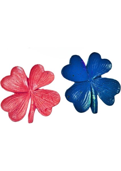 4 Yapraklı Yonca Yaprak 7,5cm Silikon Kalıp K-081