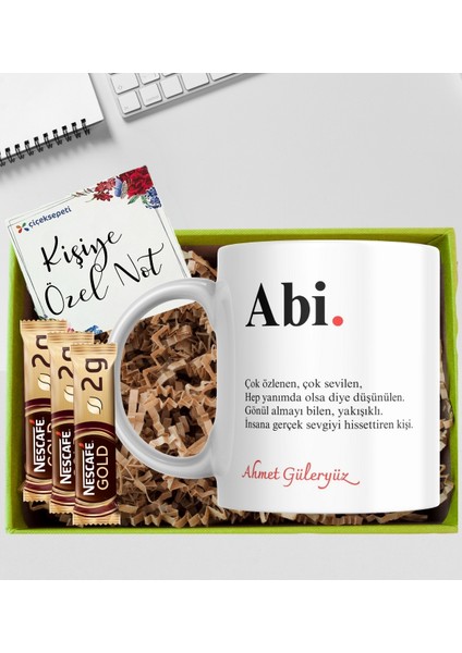 Kupa Bardak Abi Temalı Kişiye Özel Isimli Kupa Bardak Kahve Hediye Seti Kutupkitap fiyatları