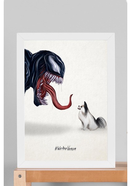 Venom Çerçeveli Tablo - Marvel Film Posteri Tablo