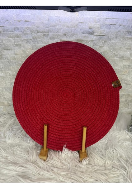 Kırmızı Supla Amerikan Servis 33CMX33CM
