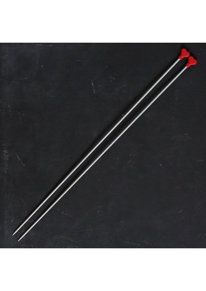 Addı Kalpli 3mm 40CM Klasik Alüminyum Örgü Şişi - modelleri