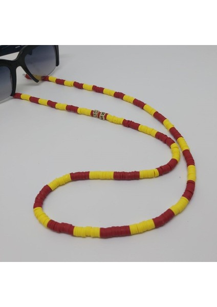 Taraftar Fimo Boncuk Detay Unisex Gözlük Askısı