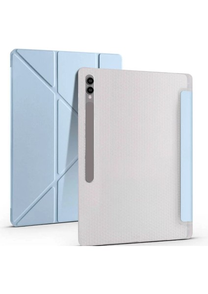 Galaxy Tab S10+(SM-X820) 12.4inç Uyumlu Standli Tablet Kilif + Bluetooth Klavye Mouse + Kalem Set
