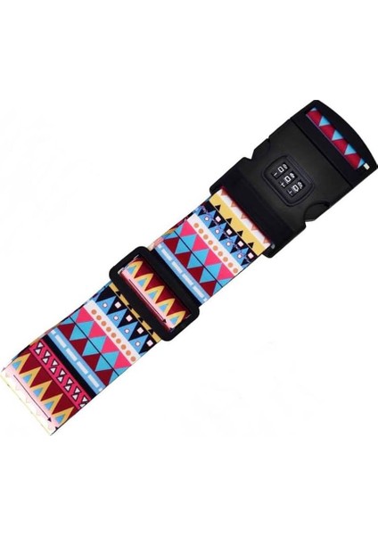 Şifreli Valiz Kemeri - Şifreli Bavul Kemeri - Ayarlanabilir Valiz Emniyet Kemeri - Şifreli Çanta Kemeri - Şifreli Bagaj Kemeri