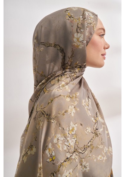 Van Gogh Imzalı Ünlü Almond Blossoms Desen Şal - Taş fiyatları