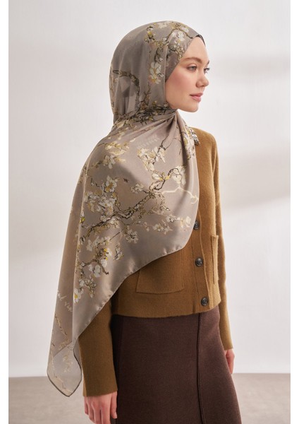 Van Gogh Imzalı Ünlü Almond Blossoms Desen Şal - Taş modelleri