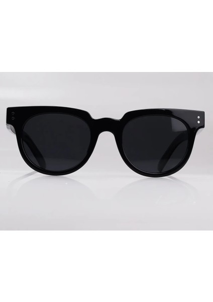 Glasses GL326 Unisex Güneş Gözlüğü Siyah Çerçeve Siyah Polerize Cam