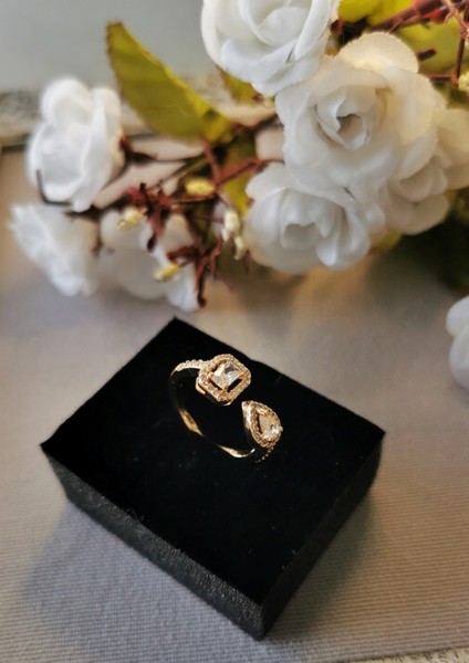 Zirkon Taşlı Vıp Yüzük