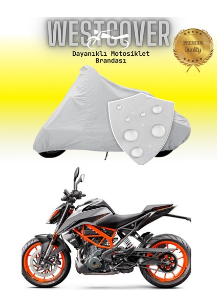 Ktm 125 Duke Uyumlu Motosiklet Brandası,örtüsü Gri