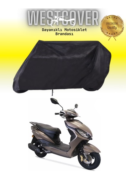 Arora Freedom 125 Uyumlu Siyah Motosiklet Brandası,örtüsü