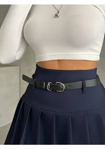 Yeni Sezon Pileli Kemerli Astar Şortlu Kadın Mini Etek fiyatları