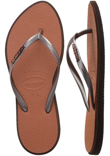 Slim Point Dark Brown Kadın Terlik 41-42