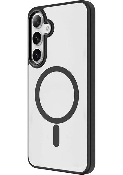 Galaxy S25 Plus Kılıf Magsafe Şarj Özellikli Zore Krom Magsafe Silikon Kapak + Premium Safir Anti-Reflective Kamera Lens Koruyucu fiyatları