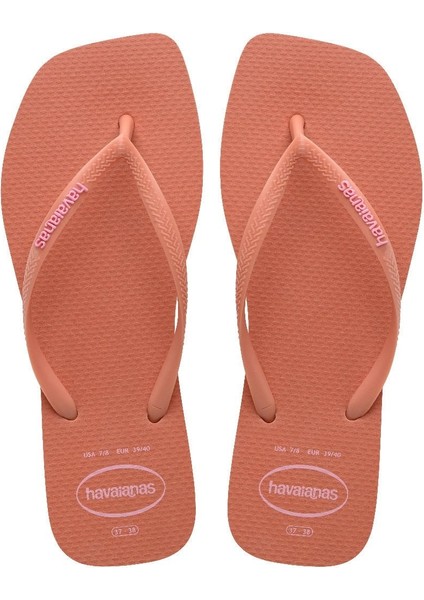 Slim Square Logo Pop Up Turuncu 35-36