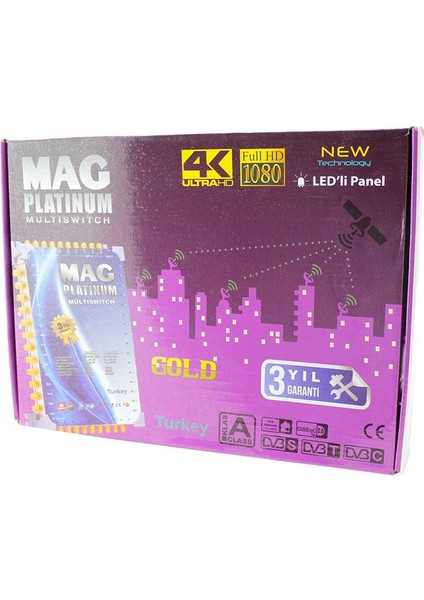 10*24 Kaskatlı Uydu Santrali Mag Platınum (4886)