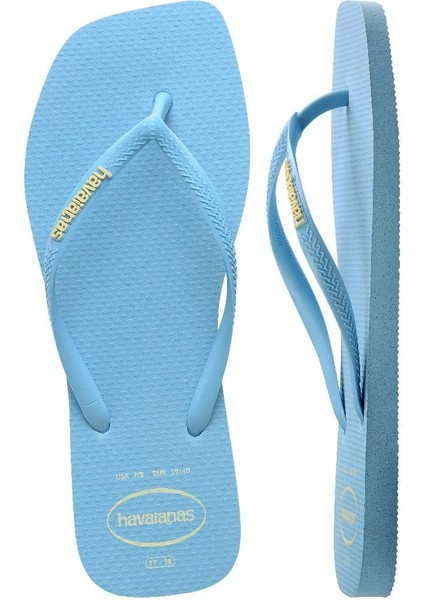 Slim Square Logo Pop Up Blue 37-38