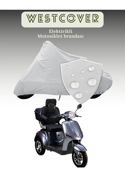 Volta Vm4 Neo Üç Tekerli Elektrikli Moped Koruma Örtüsü Brandası Lüx Kalite