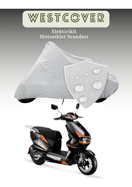 Arora Zr-7 Elektrikli Motosiklet Koruma Örtüsü Brandası Lüx Kalite