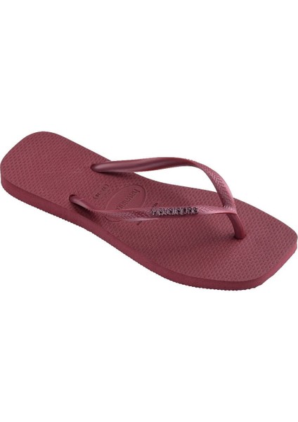 Slim Square Logo Metallic Amaranto 39-40