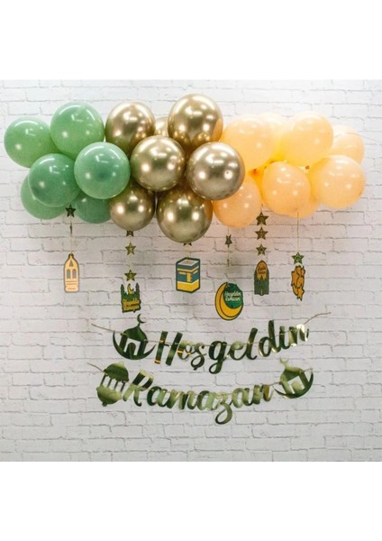 Özel Seri Krom Balonlu Ramazan Seti