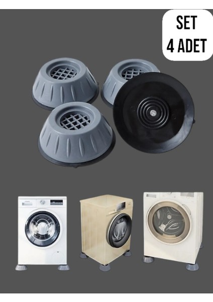 4 Adet Çamaşır Makinesi Titreşim Engelleyici Stoper - Beyaz Eşya Yedek Parça modelleri