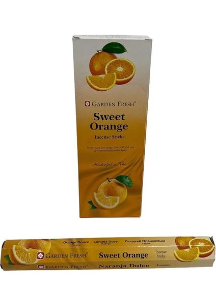 Sweet Orange (Tatlı Portakal) Kokulu Çubuk Tütsü Incense Sticks