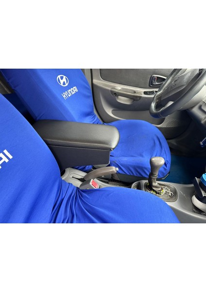 Hyundai Accent Admire Deri Kol Dayama Kolçak Siyah Özel Üretim Mdf