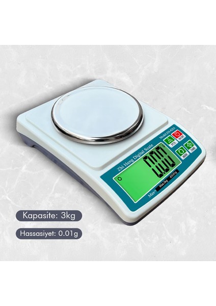ZH-8263 Dijital Hassas Terazi (3kg / 0.01GR) fiyatları