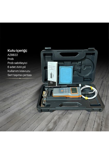 Az 8822 PT100 Problu Termometre | Yüksek Hassasiyetli indirimleri