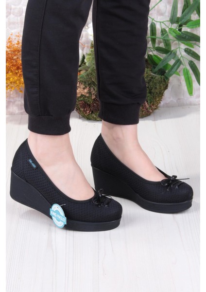 King Annabel Rahat Hafif Anatomic Insole Taban Dolgu Topuk Kadın Ayakkabı