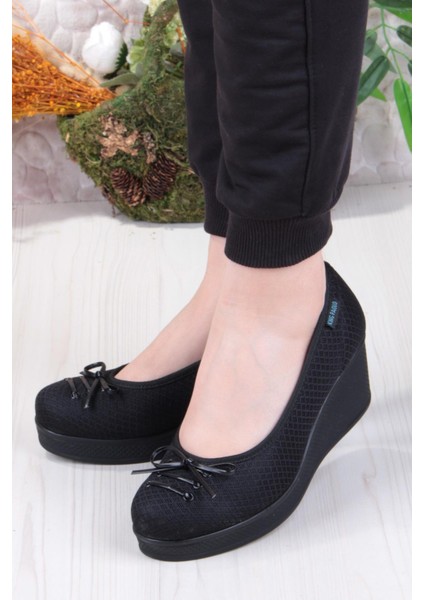 King Annabel Rahat Hafif Anatomic Insole Taban Dolgu Topuk Kadın Ayakkabı