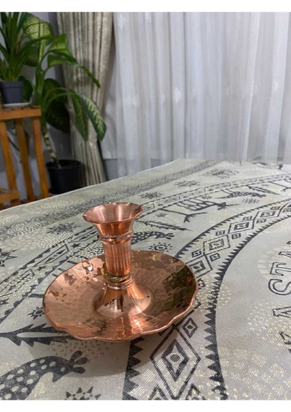 Bakır Parlak Mumluk Küçük