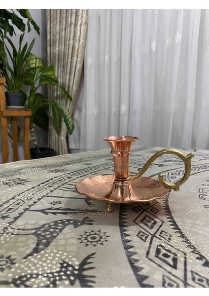 Bakır Parlak Mumluk Küçük