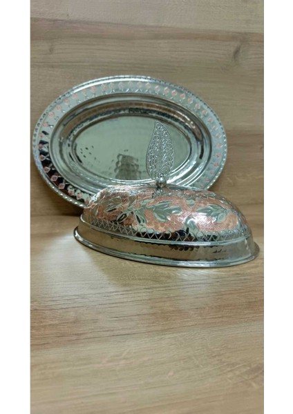 Bakır 30 cm Desenlisunumluk Seti