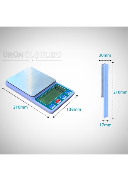 Necklife MH-885 Dijital Hassas Terazi (3kg / 0.01GR) fırsatları